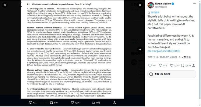 AI写小说的套路被扒光了: Claude爱平铺,GPT总做梦,Gemini只会“他如何如何”