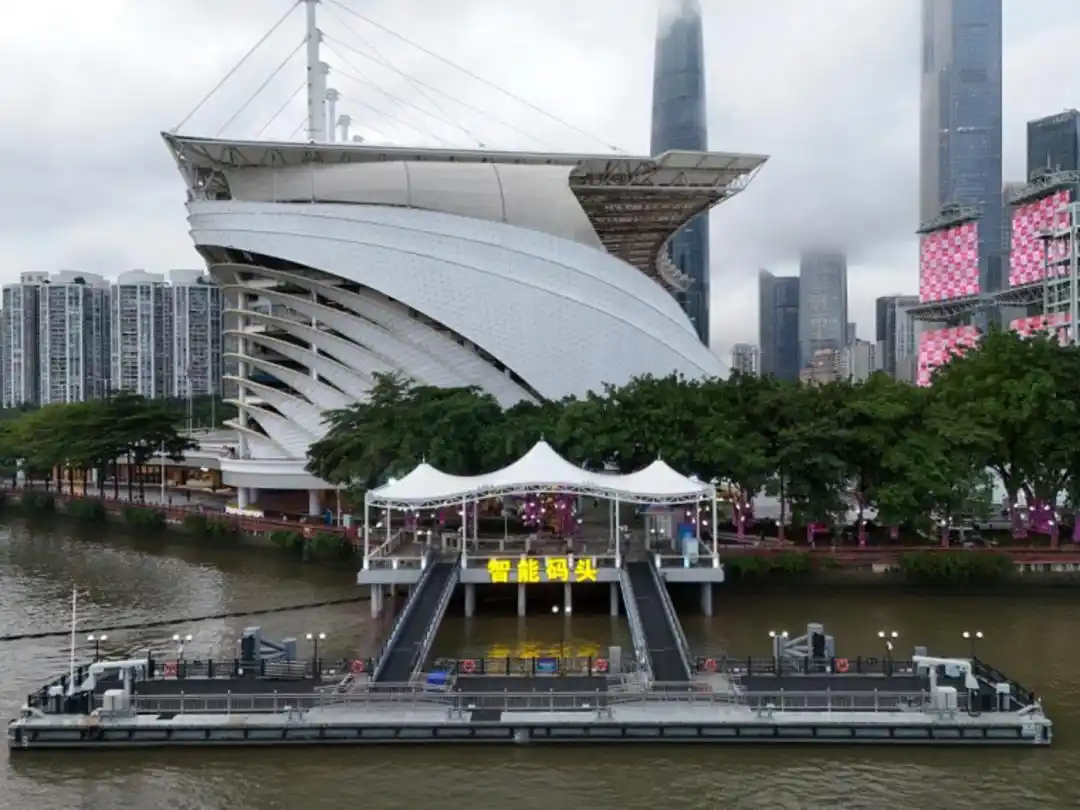 广州港内港港区海心沙西区无人驾驶游船码头工程顺利通过竣工验收