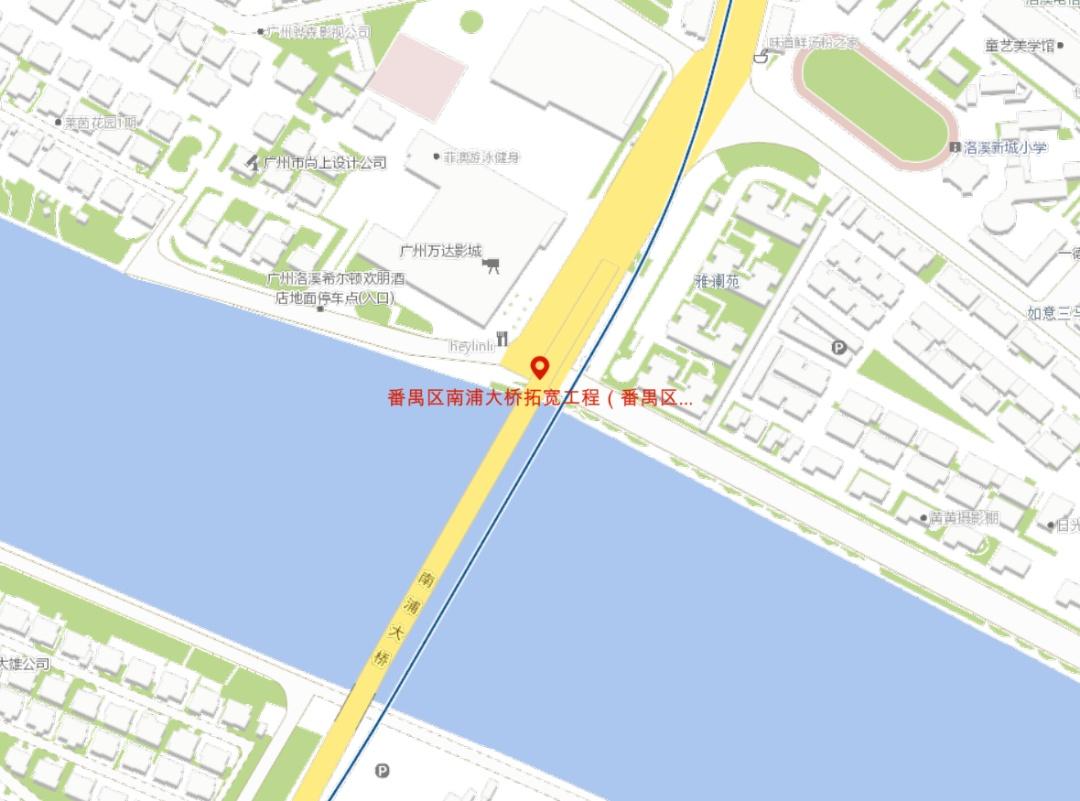 广州一大桥将拓宽至双向4车道，规划公布